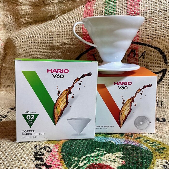 V60-02 Coffee Dripper with Filters