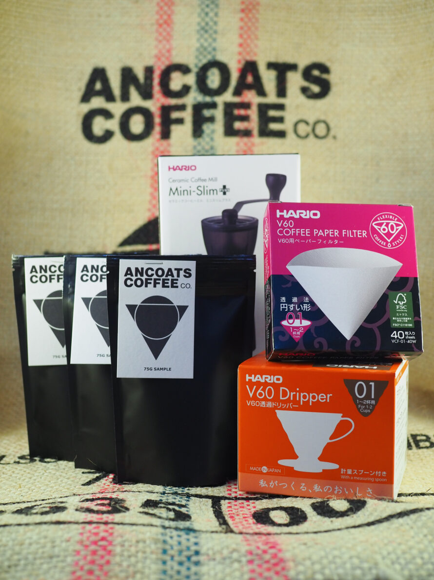 V60-01 + Hand Grinder Brew Bundle