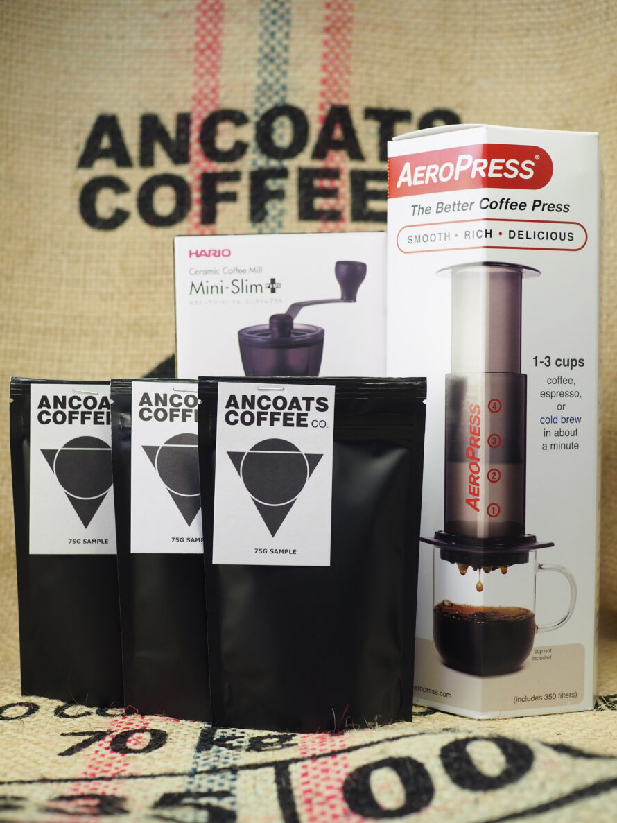 Aeropress + Hand Grinder Brew Bundle